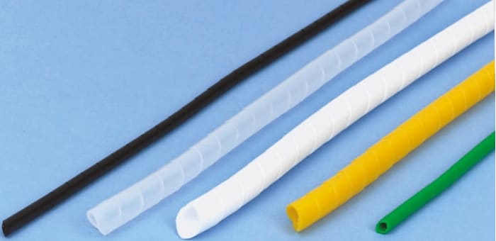 HellermannTyton Kablo Toplama Spirali, Polietilen, Sarı, Kablo Çapı: 9,6 → 19,2mm