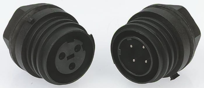 Bulgin Connector, 5 Contacts, Panel Mount, Plug, Male, IP68, IP69K, Buccaneer 900 Series