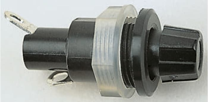 Schurter 2A Panel Mount Fuse Holder for 5 x 20mm Fuse, 250V