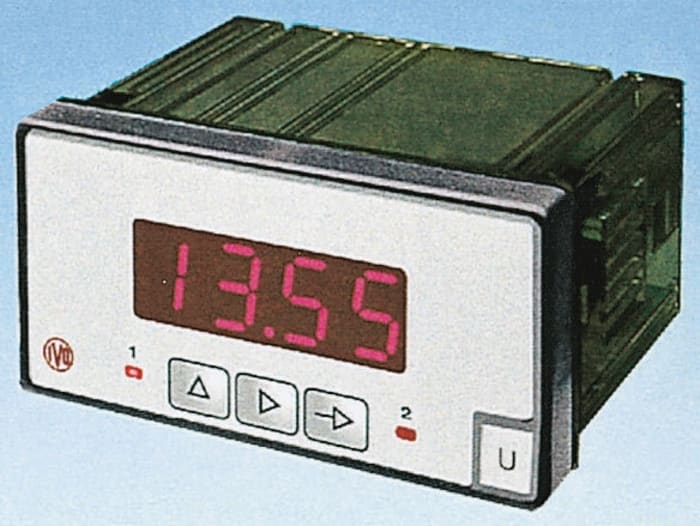 Baumer IVO LED Digital Panel Multi-Function Meter for Current, Voltage, 45mm x 93mm