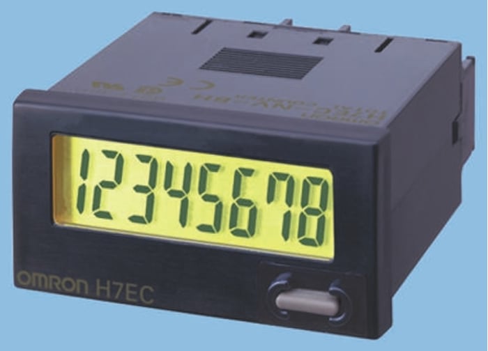 Omron H7E Counter, 7 Digit LCD, 4.5 → 30 V dc