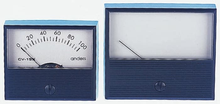 Anders Electronics Analogue Panel Ammeter 100μA DC, ±2 % Moving Coil
