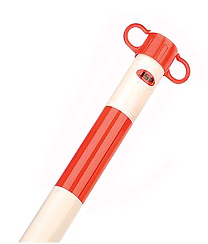 JSP Red & White Barrier Post