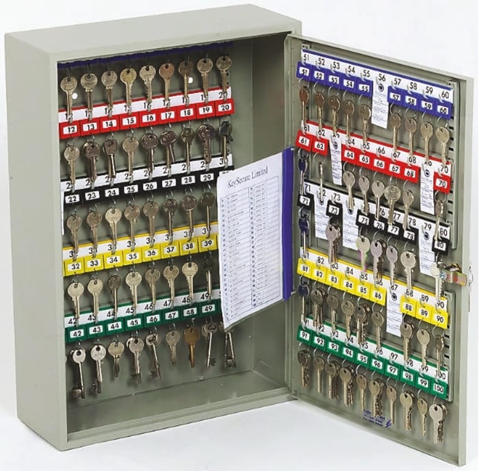 200 key deep steel cabinet,730x550x140mm