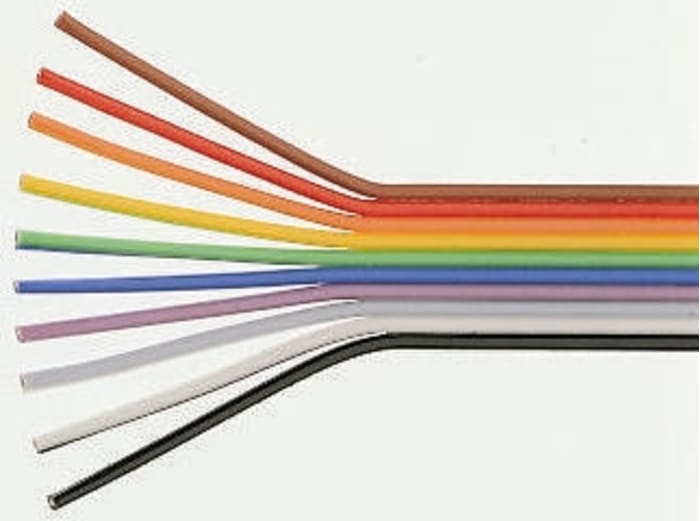 RS PRO Ribbon Cable, 20-Way, 1.27mm Pitch