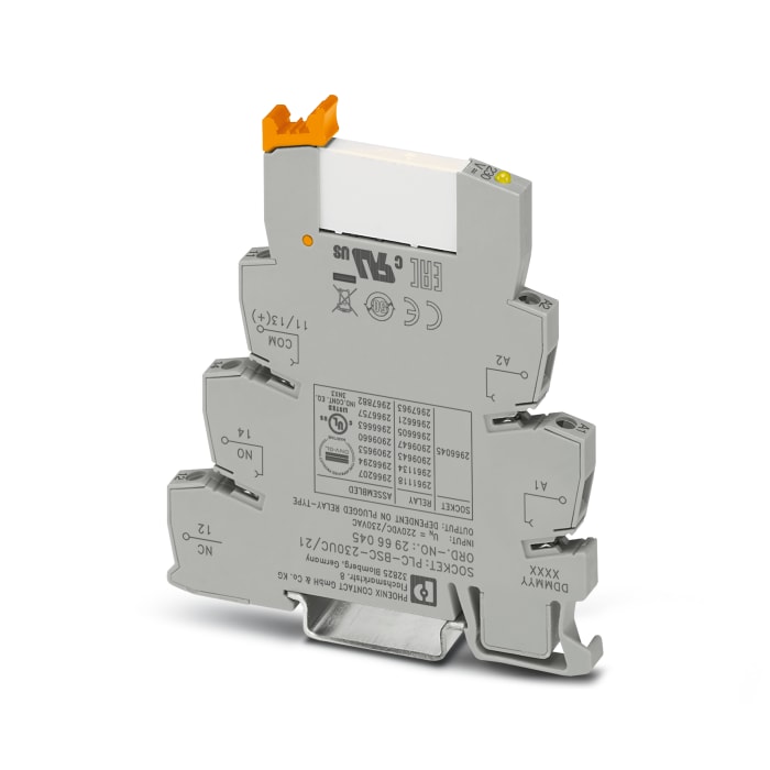 Relais d'interface Phoenix Contact PLC-RSC-230UC/21AU, 230V c.a. / V c.c., 1 RT, montage Rail DIN