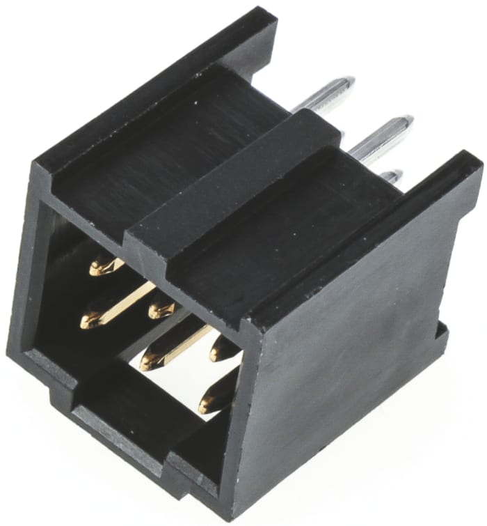 Molex C-Grid III Series Straight Through Hole PCB Header, 6 Contact(s), 2.54mm Pitch, 2 Row(s), Shrouded