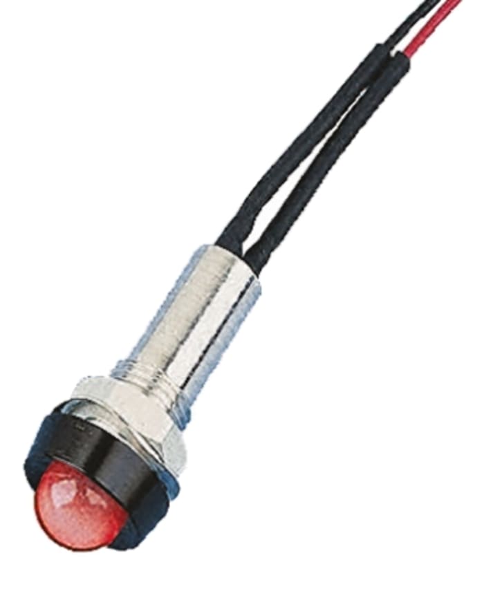 STR/LH/8/110/FL30/AL Oxley | Oxley Red Panel Mount Indicator, 110V ac ...