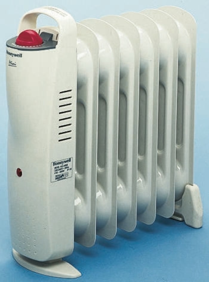 Compact mini oil-filled radiator,230Vac