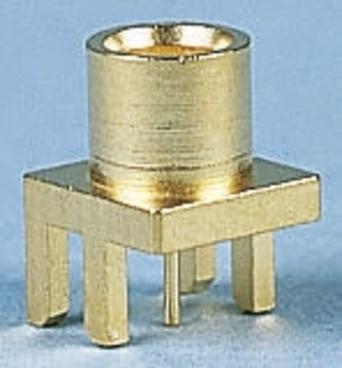 Vitelec Femelle Droit, raccordement A souder 50Ω Montage panneau