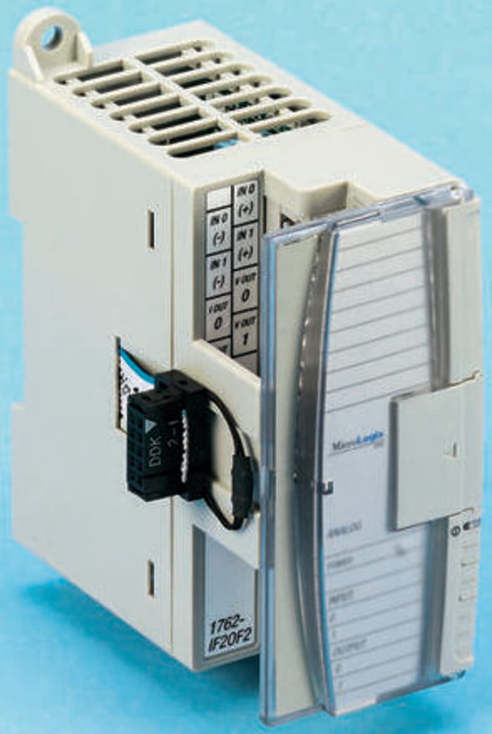 Allen Bradley MicroLogix 1200 PLC I/O Module - 2 Inputs, 2 (Single Ended) Outputs, 4 → 20 mA Output Current