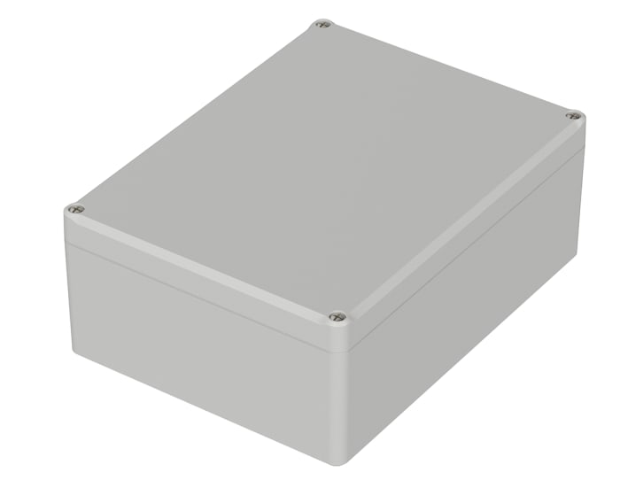 Bopla Euromas II Series Light Grey Polycarbonate Enclosure, IP65, Light Grey Lid, 200 x 150 x 77mm