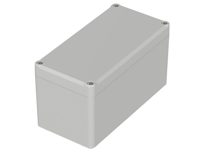 Bopla Euromas II Series Light Grey Polycarbonate Enclosure, IP65, Light Grey Lid, 160 x 80 x 87mm
