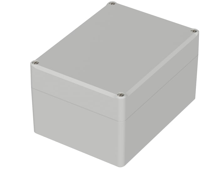 Bopla Euromas II Series Light Grey ABS Enclosure, IP65, Light Grey Lid, 160 x 120 x 92mm