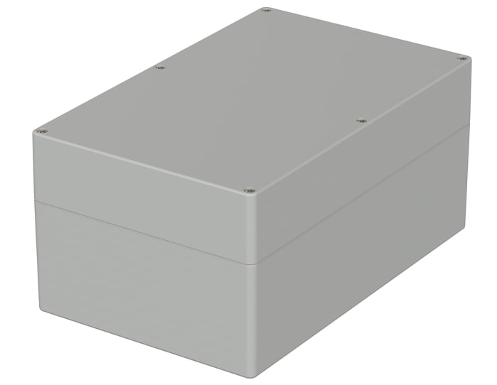 Bopla Euromas Series Light Grey ABS Enclosure, IP66, Light Grey Lid, 250 x 160 x 120mm