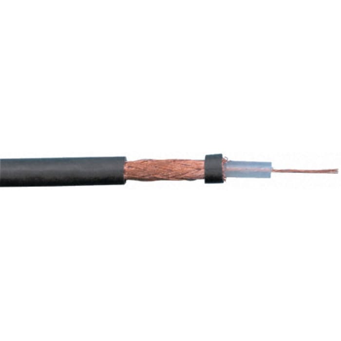 RS PRO, 100m, URM70 Coaxial, Unterminated75 Ω