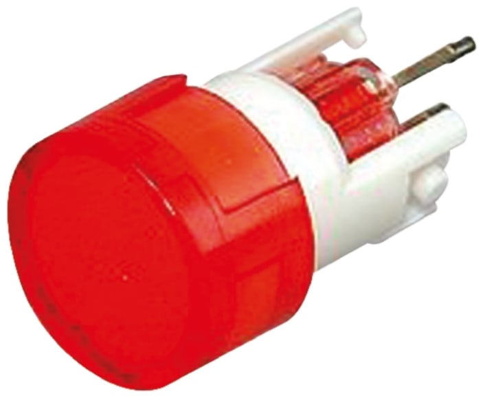 Omron Red Round Push Button Lens for Use with A3D Series