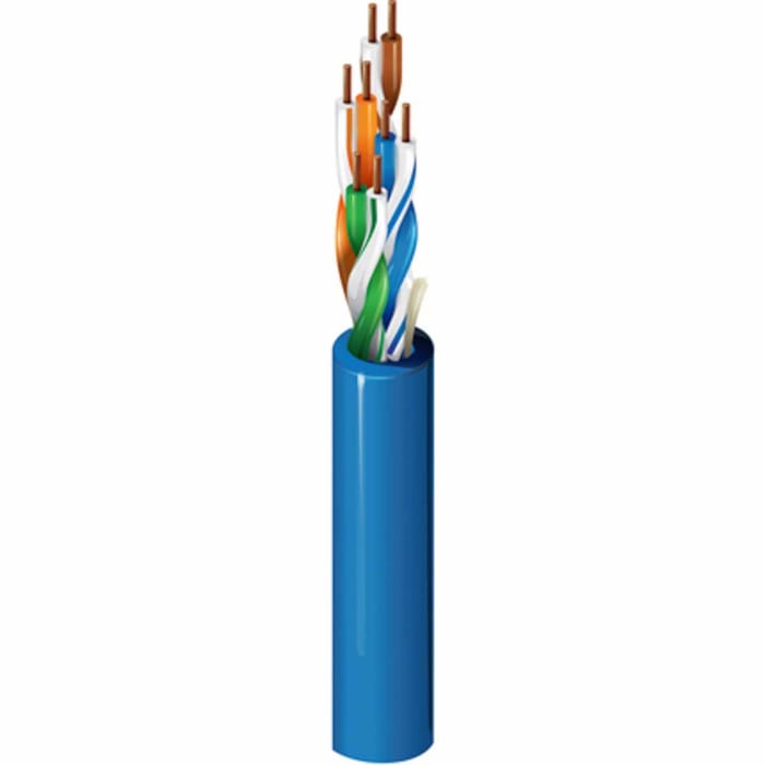 Câble Ethernet Belden catégorie 5e, U/UTP, Bleu, Longueur 305m LSZH, Sans terminaison LSZH