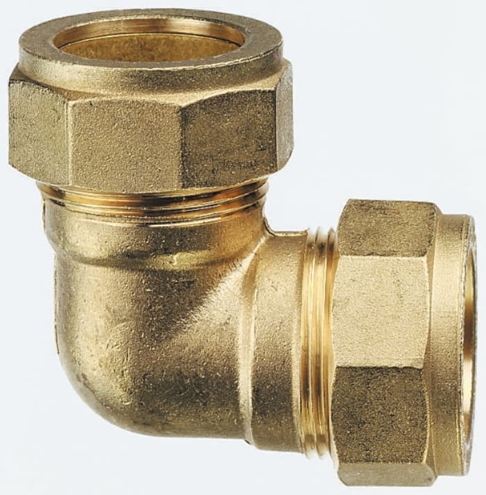 Conex-Banninger Brass Compression Fitting, Elbow Coupler