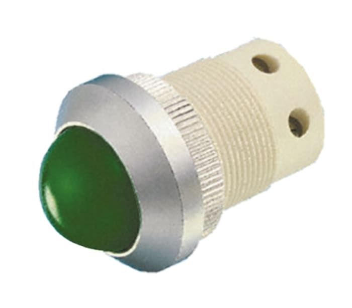 Signal Construct Green Panel Mount Indicator, 20 → 28V, 22mm Mounting Hole Size