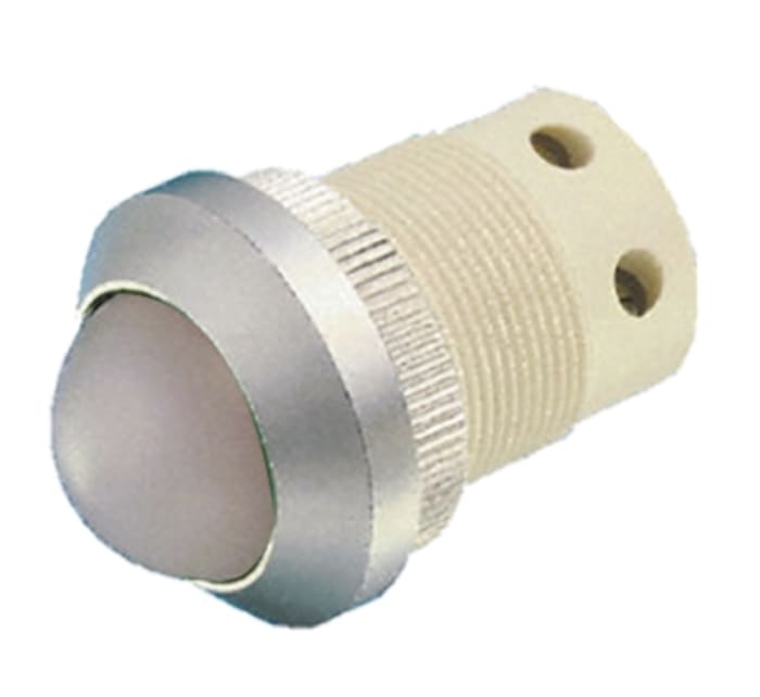 Signal Construct White Indicator, 24 → 28V, 22mm Mounting Hole Size