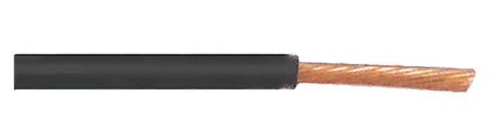 Fil automobile TE Connectivity, ACW, 1 mm², Noir, 100m, 50 V