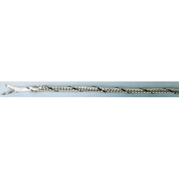 RS PRO Type K Thermocouple & Extension Wire, 25m, Unscreened, Fibreglass Insulation, +600°C Max