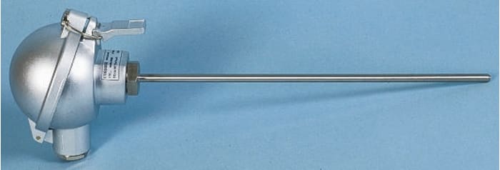 Correge PT100 RTD Sensor, 6mm Dia, 250mm Long, 3 Wire, Probe, Classe A +500°C Max ATEX