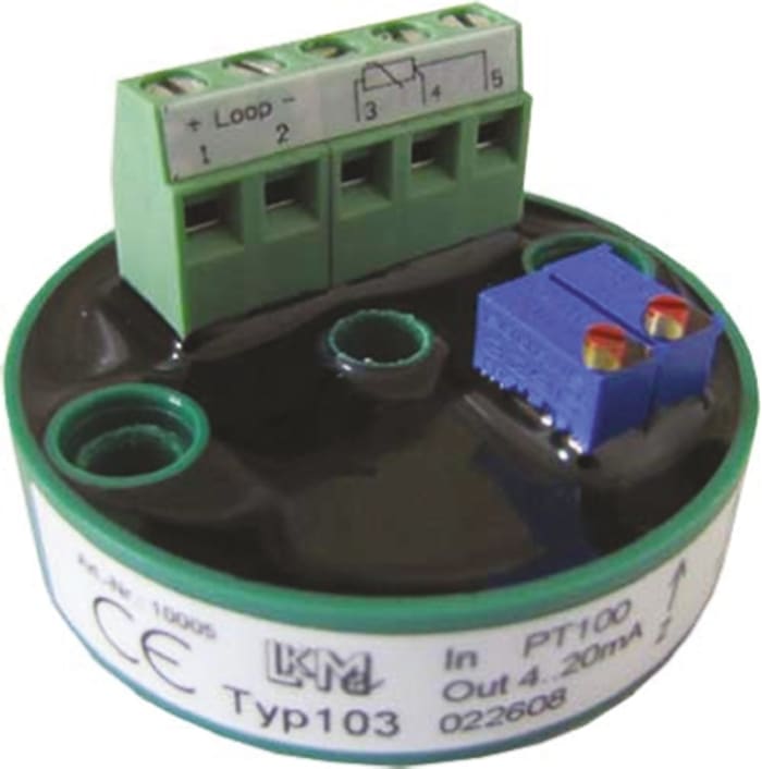 LKMelectronic LKM 103 Temperature Transmitter PT100 Input, 24 V
