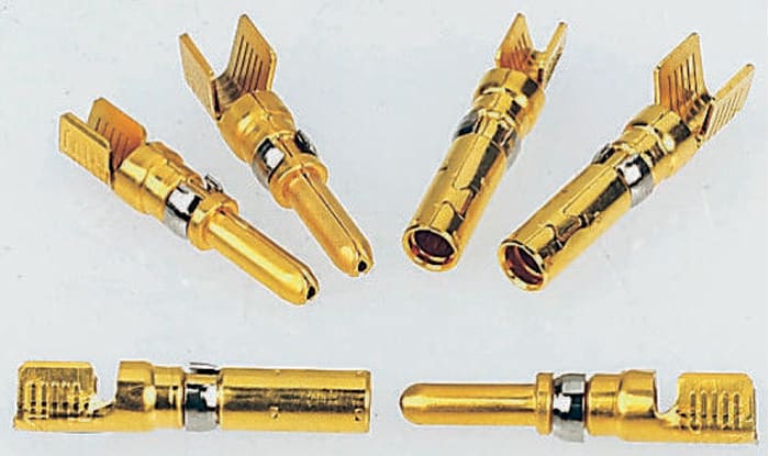 TE Connectivity Male Crimp Circular Connector Contact