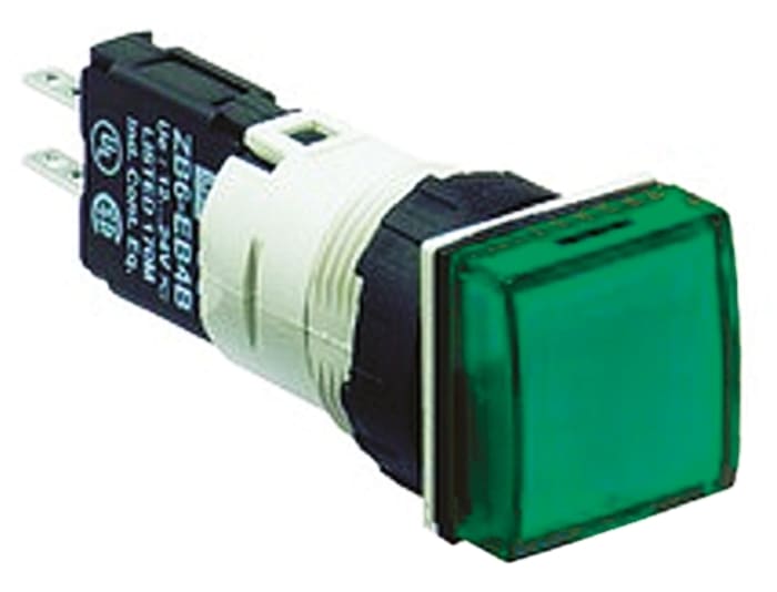 Schneider Electric Harmony XB6, Yeşil LED'li Sinyal Lambası, 15 mA, 16mm, IP65, 30 V ac/dc