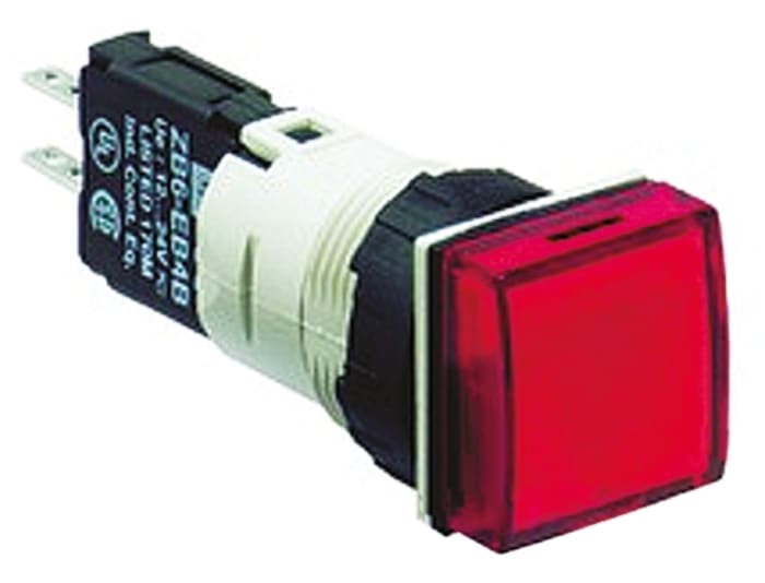 Voyant lumineux complet LED Schneider Electric Rouge 30V c.a. / V c.c., Ø découpe 16mm, Montage panneau, IP65