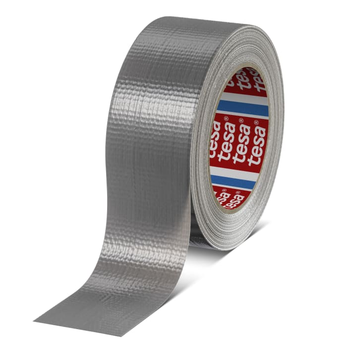 Tesa 4651 Duct Tape, 50m x 25mm, White, Acrylic Coated Finish