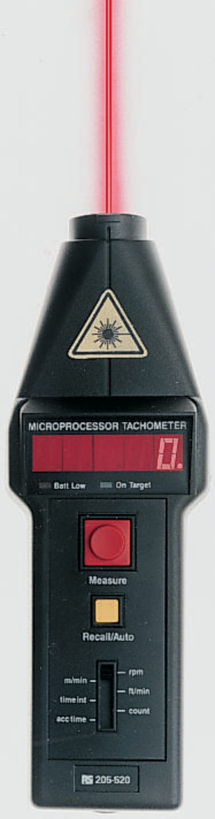 Compact Instruments Tachometer Best Accuracy ±0.05 % - Optical LED 99999rpm