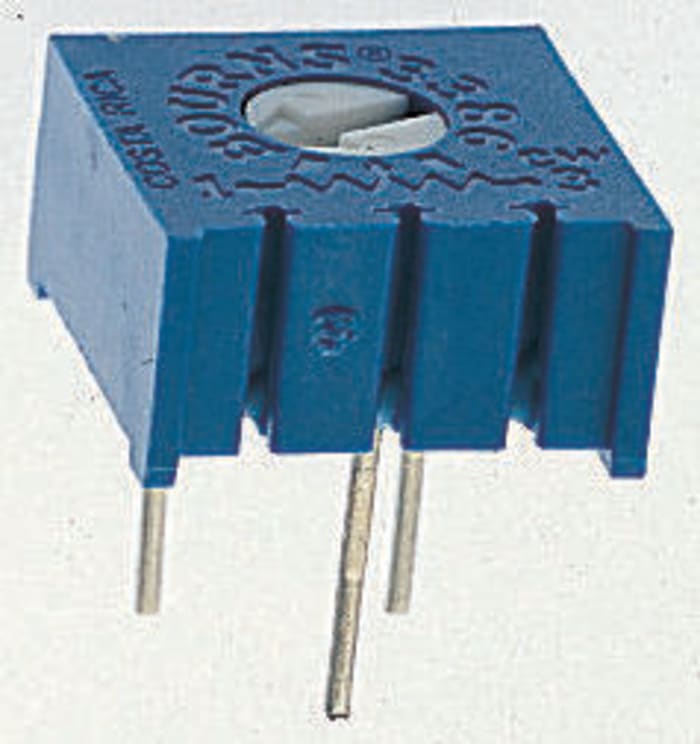 Ladicí potenciometr 100Ω ±10% ±100ppm/°C 0.5W, Průchozí otvor, Kolík, řada: 3386 Bourns