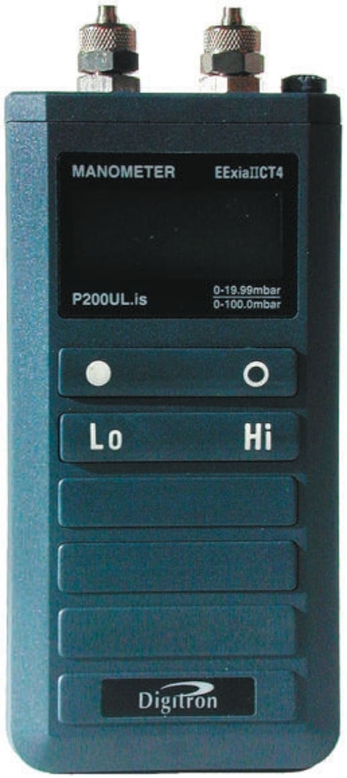 Digitron P200LIS Differential Digital Pressure Meter With 2 Pressure Port/s, Max Pressure Measurement 500mbar