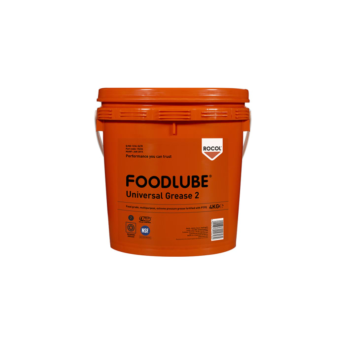 Rocol Foodlube® Universal 2 PFAS Free Lubricant 4 kg Tin,Food Safe