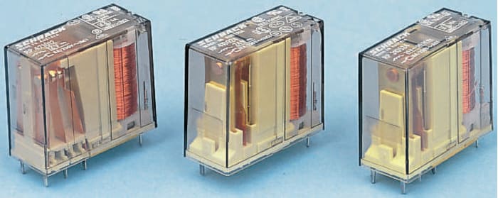 TE Connectivity PCB Mount Non-Latching Relay, 6V dc Coil, 10A Switching Current, DPDT