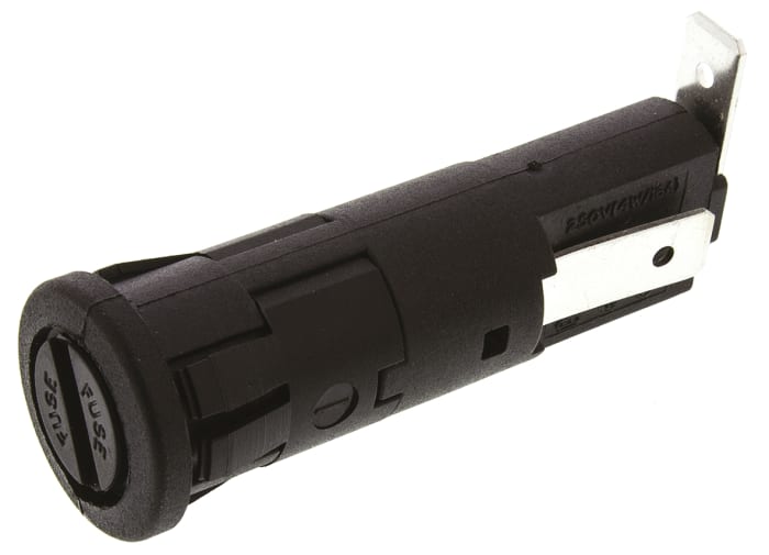 Porte-fusible monté sur panneau Bulgin FX0418 taille 6.3 x 32mm 20A 250V c.a.
