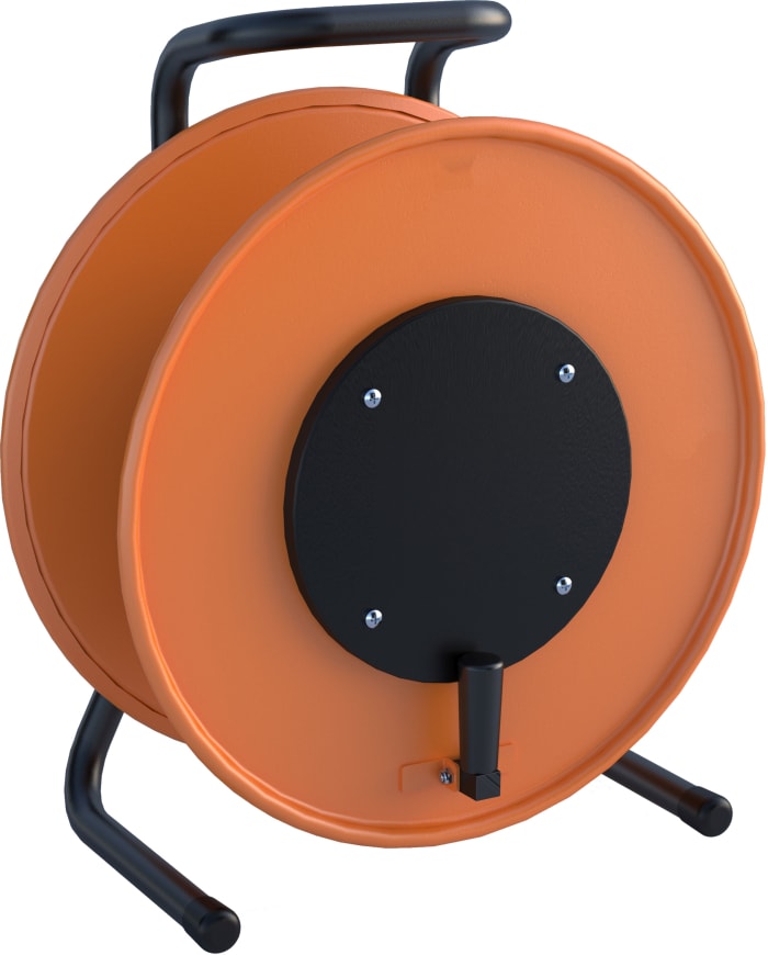 RS PRO Boş Kablo Makarası, Çelik, 460 (Çap) x 40 x 120mm, Maks. Kablo U: 90 m, 110 m, 350 m