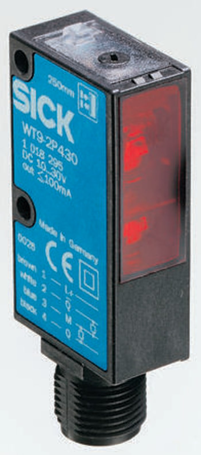 Sick Retroreflective Photoelectric Sensor, Block Sensor, 4 m Detection Range