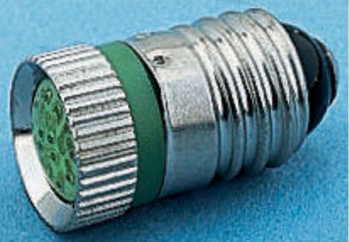 LAMPE E10 24V VERTE