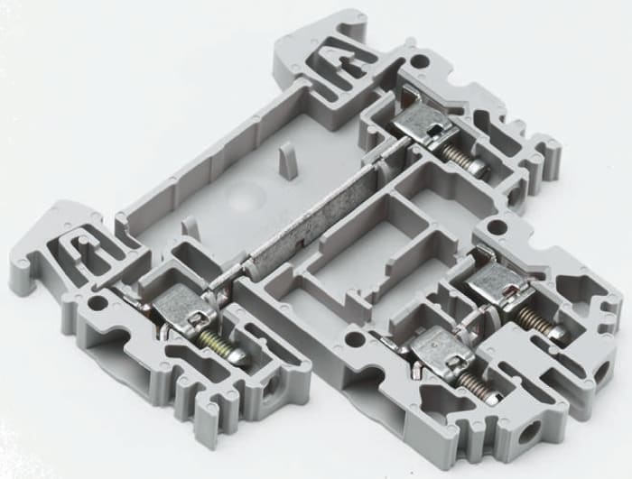 Weidmuller 1041920000 WDK Series Green/Yellow, 4mm², Double-Level, Screw Termination