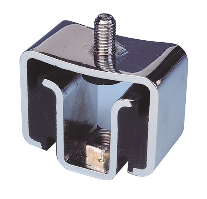 Paulstra Titreşim Önleyici Montaj Parçası 8 → 10Hz 53560360 Kauçuk, Galvanizli Metal, 55mm M6