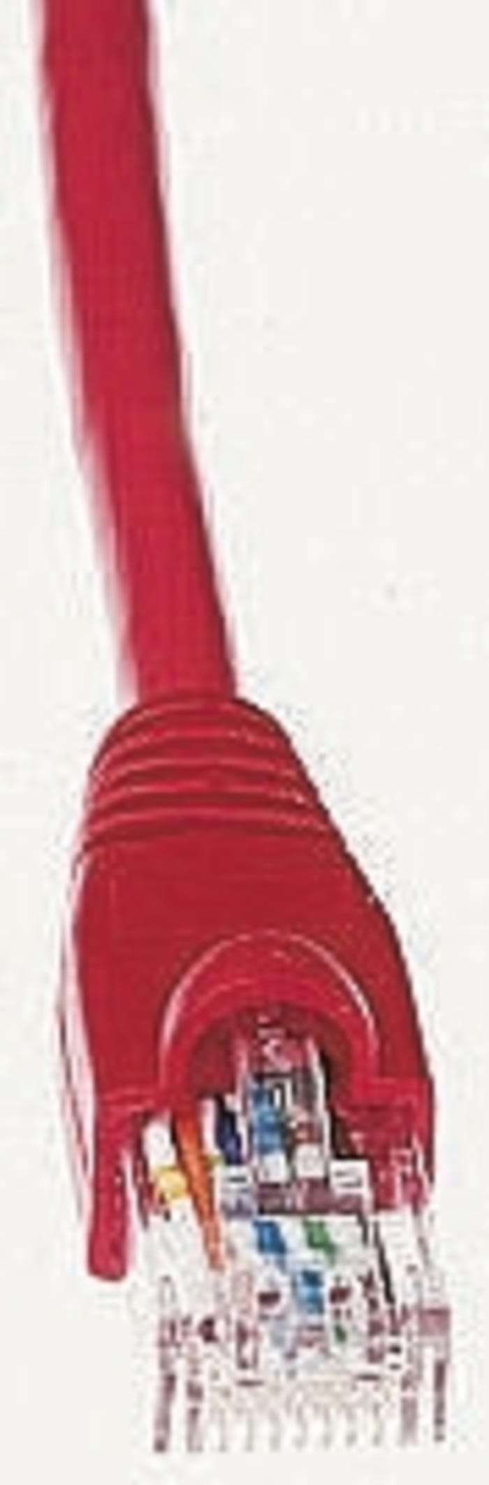 Câble Ethernet Brand-Rex catégorie 5e, U/UTP, Rouge, Longueur 3m LSZH, avec connecteur