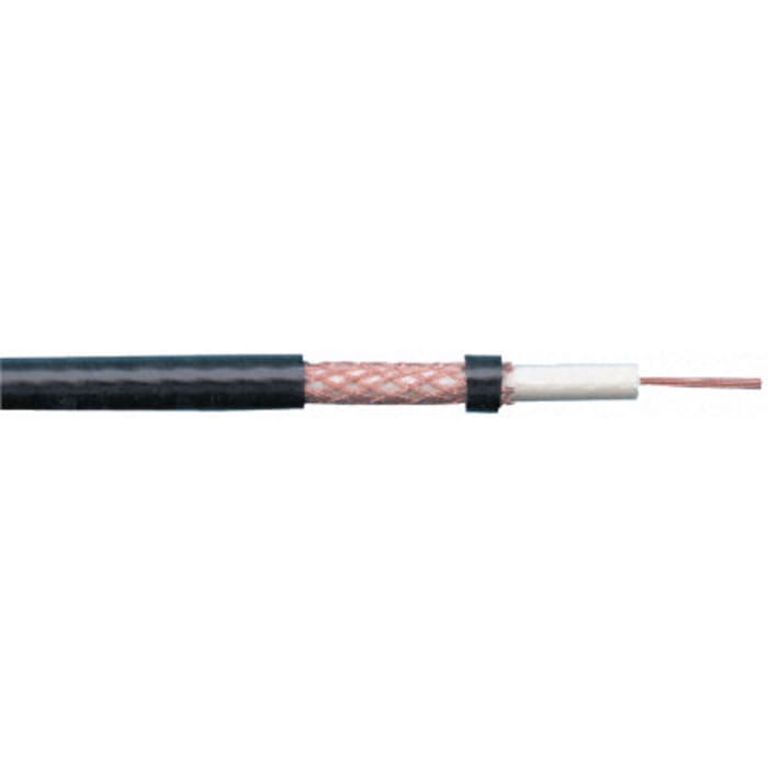 Koaxiální kabel URM202, Šedá Polyvinylchlorid PVC, vnější průměr: 5.1mm 200m RS PRO Bez koncovky