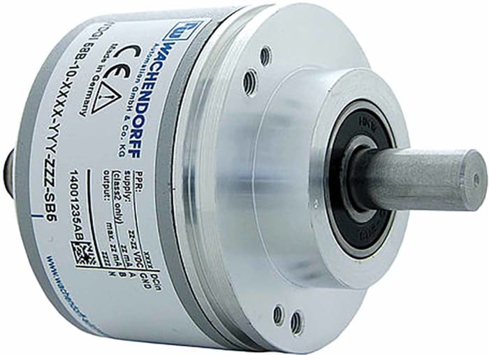 Wachendorff Incremental Incremental Encoder, 5000 ppr, RS422, TTL inverted Signal, Solid Type