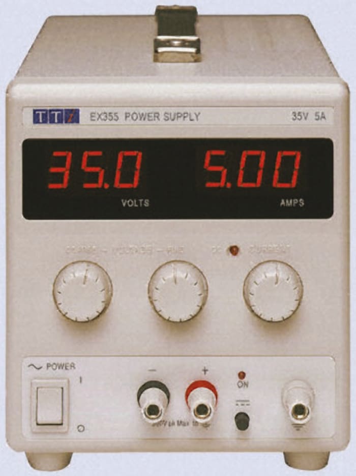 Thurlby Thandar Instruments Bench Power Supply, 35V, 5A, 1-Output, 175W