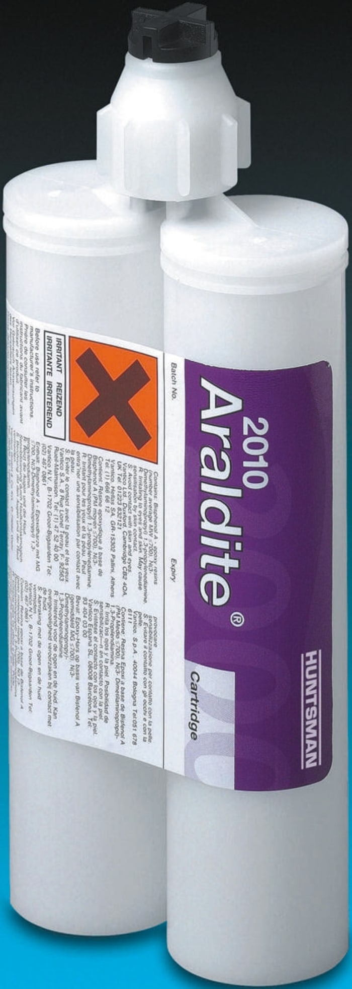 Araldite 2010 Yellow 200 ml Epoxy Adhesive Dual Cartridge for Various Materials