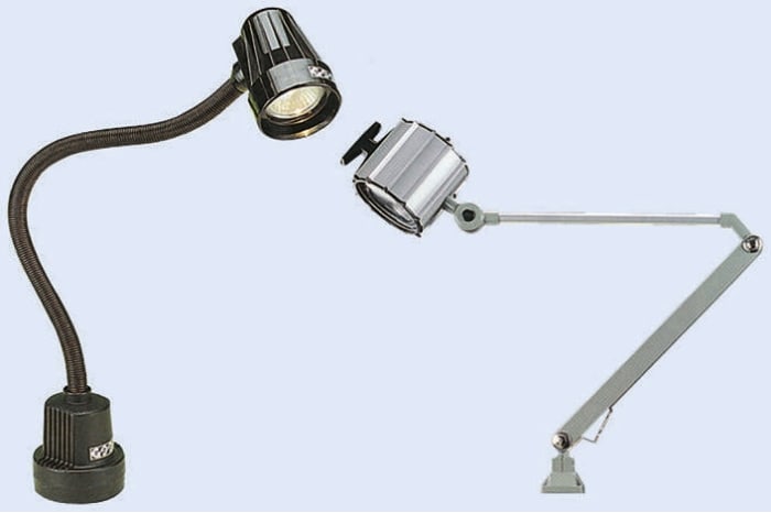 Lamp,machine,halogen,flexible arm,12V